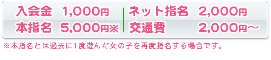 コース料金＋入会金＋交通費以外は一切かからない。明朗会計になっております。